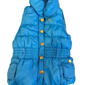 Girls Size 4T Rocawear Puffer Vest Blue PreOwned Great Condition